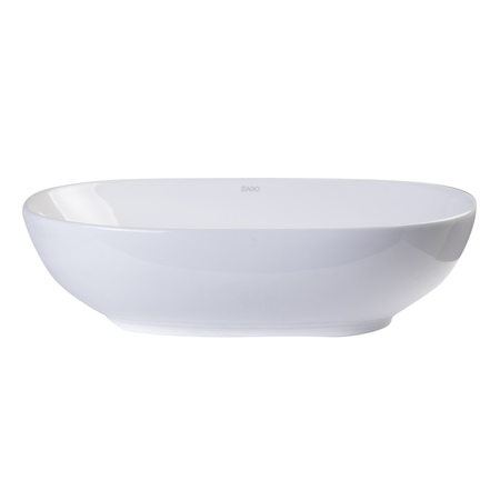 Eago EAGO BA352 23" OVAL CERAMIC ABOVE MOUNT BATHROOM BASIN VESSEL SINK BA352